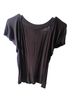 AB Studio Black Short Sleeve Blouse Size XL - photo 2