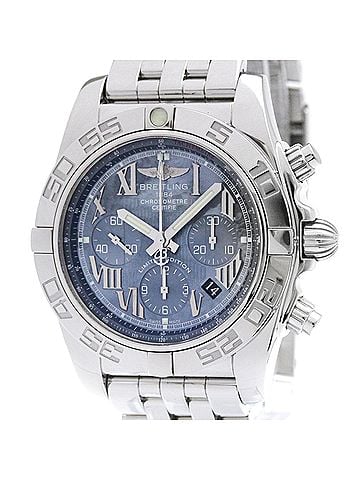 Breitling BREITLING Chronomat 44 Japan LTD Blue MOP Dial Watch AB0110 Polished (view 1)