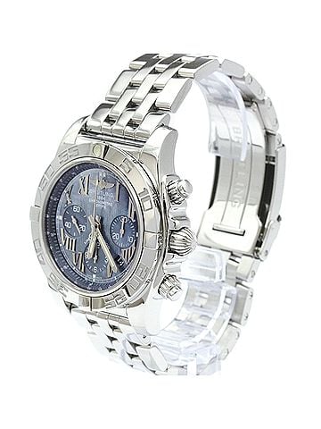 Breitling BREITLING Chronomat 44 Japan LTD Blue MOP Dial Watch AB0110 Polished (view 2)