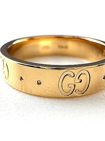Gucci Gucci Icon YG Yellow Gold Ring 750 Women's (view 2)