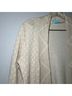 J. McLaughlin Graphic Solid Tan White Cardigan Size S - photo 5