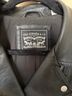Levi's Black Leather Jacket Size M - photo 3