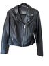 Levi's Black Leather Jacket Size M - photo 1