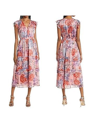 Adelyn Rae Emma Pleated Midi Dress Casual Dress (view 2)