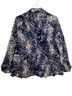 Comfy U.S.A. 100% Polyester Floral Multi Color Blouse Size XS - photo 1