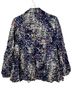Comfy U.S.A. 100% Polyester Floral Multi Color Blouse Size XS - photo 2