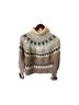 Rag & Bone Fair Isle Multi Color Brown Ivory Wool Pullover Sweater Size XS - photo 1