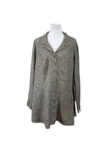 Flax Long Sleeve Blouse (view 1)