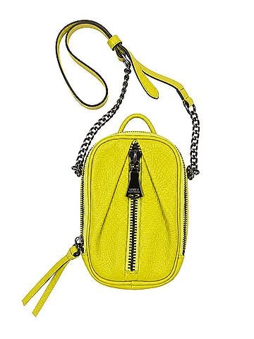 Aimee Kestenberg Tamitha Citrine Yellow Leather Crossbody Bag (view 1)