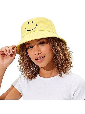 American Eagle Outfitters Reversible Smiley Bucket Hat Hat (view 1)