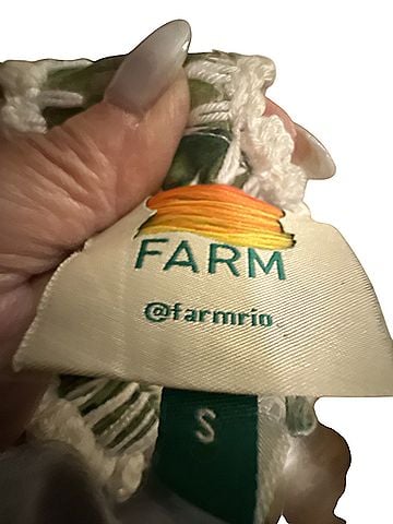 FARM Rio white cocoa forest midi dress Casual Dress (view 2)