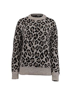 Alanui Alanui Printed Sweater in Animal Print Wool (view 1)