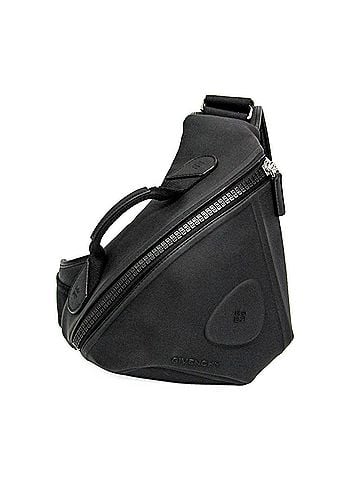Givenchy Givenchy G-Zip Triangle Bum Bag Men,Women Polyamide,Leather Sling Bag Black (view 1)