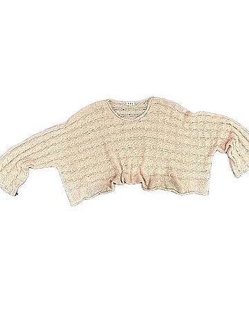 Pol Cropped Open Weave Sweater Pullover Sweater (view 1)