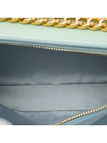 Miu Miu Tricolor Goatskin Madras Double Zip Camera Bag (view 2)