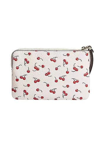 Coach Corner zip wristlet Leather Wristlet (view 2)