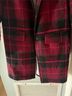1.State Plaid Red Black Jacket Size S - photo 5