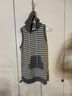 Ginger G. Gray White Sleeveless Top Size S - photo 6