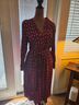 Tera Bora 100% Polyester Pink Teal Casual Dress Size 14 - photo 5