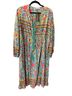 Amazon Essentials Floral Multi Color Casual Dress Size XL - photo 3