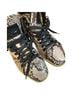 Rag & Bone Snake Print Black Brown Sneakers Size 8 1/2 - photo 1
