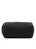 Prada 100% Raffia Black Raffia Effect Crochet Crossbody One size - photo 4