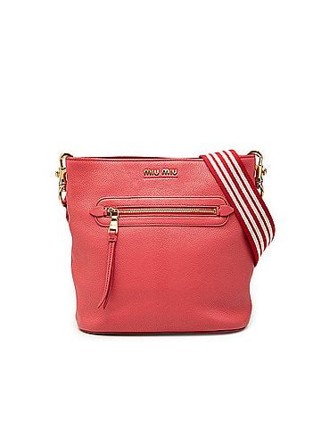 Miu Miu Goatskin Madras Crossbody (view 1)