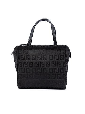 Fendi Mini Zucchino Canvas Handbag (view 1)