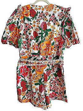 FARM Rio Flowerful Sketch Romper (view 2)