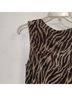 Anthropologie Animal Print Brown Black Sleeveless Blouse Size M - photo 7