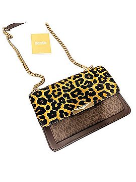 Michael Kors Jade Leather Crossbody Bag (view 2)