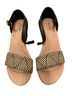 Clarks Black Tan Gold Wedges Size 7 1/2 - photo 1