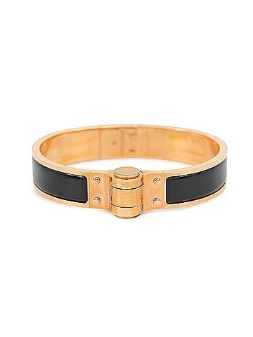 Hermès Hermes Charnière PM Bracelet, Black, HERMES, Hermes, Bangle, HERMES BRACELET (view 1)