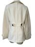 Papaya 65% Polyester 35% Wool 100% Polyester White Coat Size L - photo 2