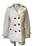 Papaya 65% Polyester 35% Wool 100% Polyester White Coat Size L - photo 1