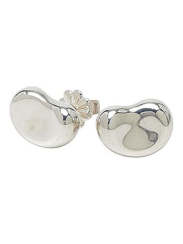 Tiffany & Co. Tiffany &amp; Co. Elsa Peretti Bean Stud Earrings, SV925 Silver, Women's. (view 1)