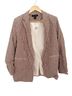 Tahari 55% Linen 45% Viscose 100% Polyester Graphic Brown Ivory Blazer Size S - photo 1