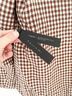 Tahari 55% Linen 45% Viscose 100% Polyester Graphic Brown Ivory Blazer Size S - photo 6