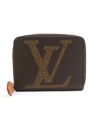 Louis Vuitton Louis Vuitton LOUIS VUITTON Wallet/Coin Purse Monogram Giant Zippy Coin Brown Men's Women's M67690 h32420i (view 1)