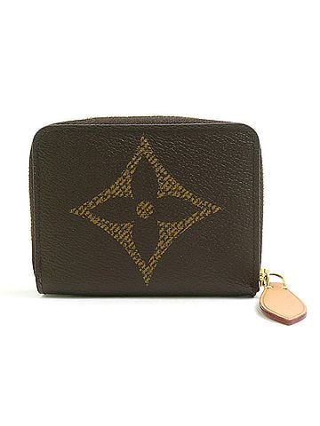 Louis Vuitton Louis Vuitton LOUIS VUITTON Wallet/Coin Purse Monogram Giant Zippy Coin Brown Men's Women's M67690 h32420i (view 2)