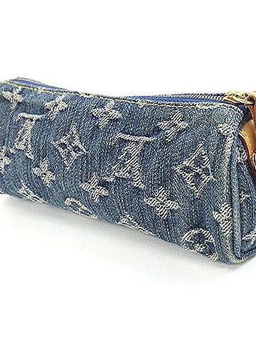 Louis Vuitton Louis Vuitton handbag pouch, Monogram denim, Trouse Speedy GM M95081, pen holder/pen case, for women. LOUIS VUITTON (view 2)