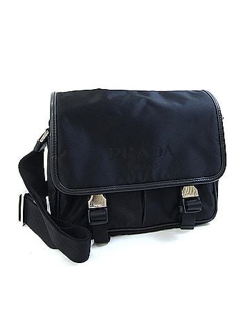 Prada Prada Shoulder Bag VA0769 Black Nylon Leather for Women PRADA (view 1)
