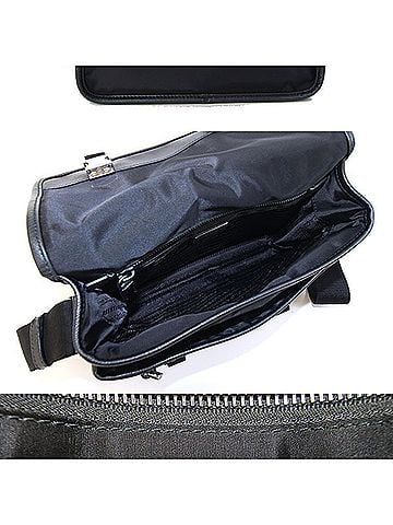 Prada Prada Shoulder Bag VA0769 Black Nylon Leather for Women PRADA (view 2)