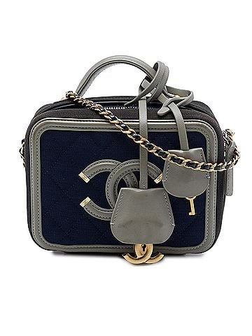 Chanel Small Jersey CC Filigree Vanity Case (view 1)