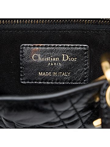 Dior Small Crinkled Patent Cannage My ABCDior Lady Dior (view 2)