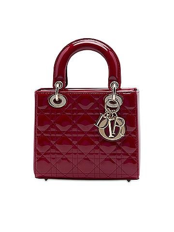 Dior Small Patent Cannage Lady Dior (view 1)