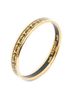 Hermes Leather Goods Gold Toned Enamel Bangle PM One size - photo 1