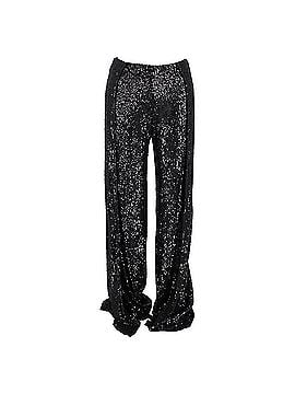 Tom Ford Tom Ford Sequinned Wide-leg Trousers In Black Polyester (view 1)