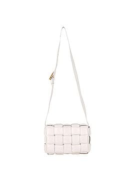Bottega Veneta Bottega Veneta Padded Cassette Shoulder Bag in White Leather (view 1)