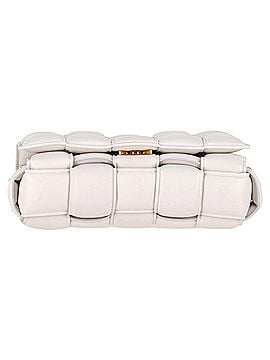 Bottega Veneta Bottega Veneta Padded Cassette Shoulder Bag in White Leather (view 2)